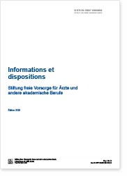 Informations et dispositions